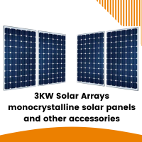 3KW Solar Bundle with installation suitable for 4 battery inverter System