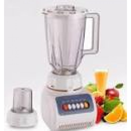 2-in-1 Electric Blender - Stainless Steel Construction for Versatile Use