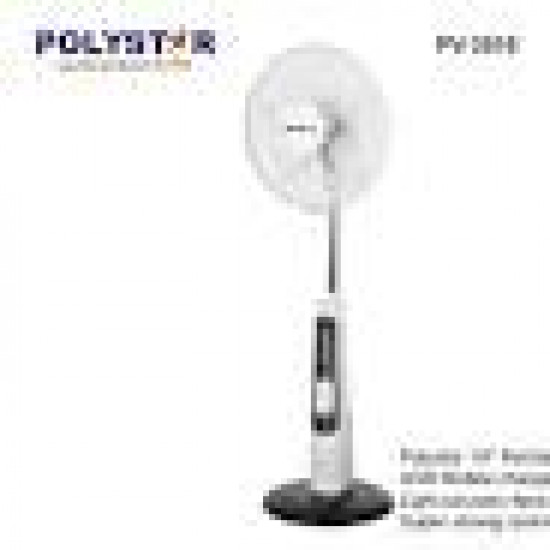 18-inch Rechargeable Standing Fan - Portable and Adjustable Cooling for Your Comfort