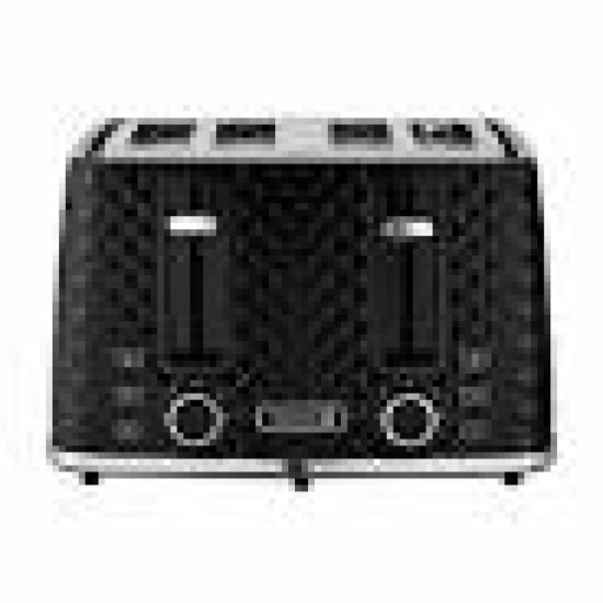 Scanfrost SFKAT4001 4-Slice Pop-up Toaster - Detachable Crumb Collector, Auto-Off Function, Moveable Steel Net