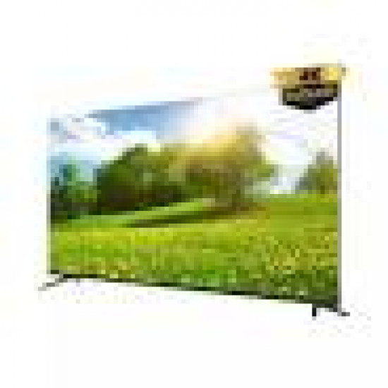 Scanfrost 55 Inch 4K UHD Smart TV SFLED55AN - Seamless Thin Bezel, Dolby Audio, Chromecast