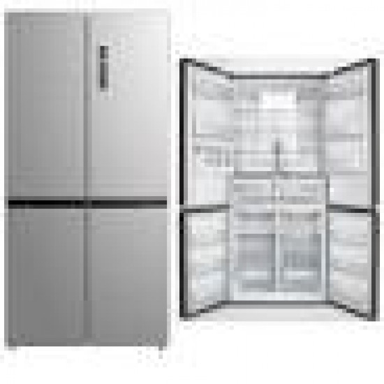Scanfrost 600L Side-by-Side Refrigerator SFSBS600B - Recessed Handle, Water Dispenser