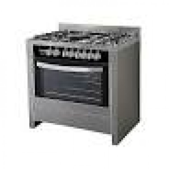 Scanfrost 5-Burner Gas Cooker SFC851M - Stainless Steel, Auto Ignition, Gas Oven & Grill