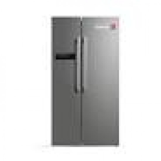 Scanfrost 500L Side-by-Side Refrigerator SFBS500B - Recessed Handle, Water Dispenser