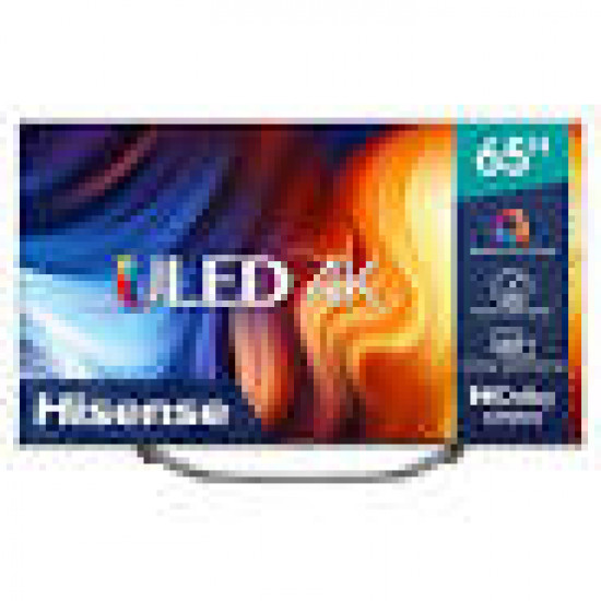 Hisense 65 Inch U7H Quantum ULED™ 4K Smart TV - 65U7H with Pro Metal Stand and Game Mode Pro.