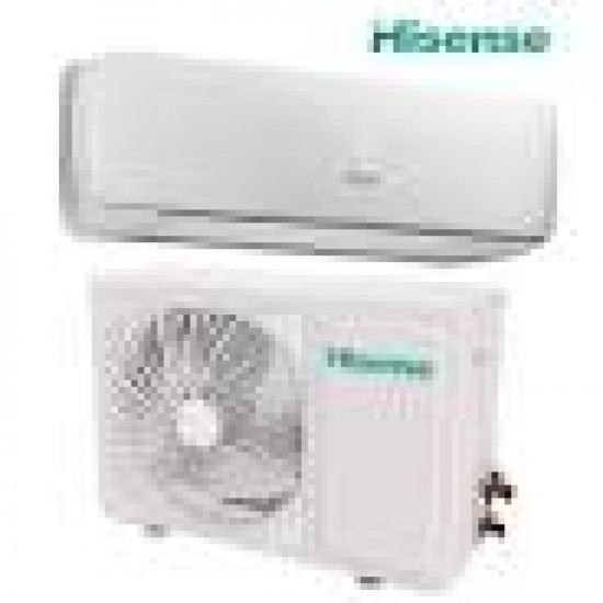 Hisense 2Hp Copper Inverter Split Air Conditioner LVS - SPL 2 HP Copper INV-DK with turbo operation and LED display.