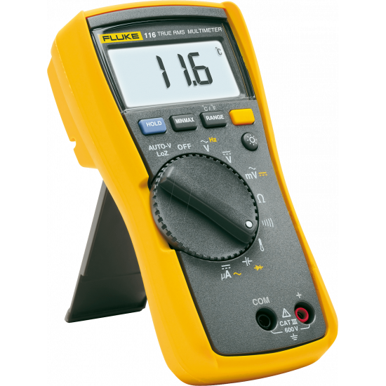 Fluke 116 HVAC Multimeter with Temperature and Microamps image
