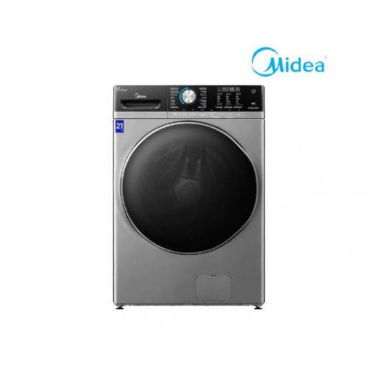 Midea 21KG Washing Machine - Washer & Spin, Silver/Dark Grey - MFH01W210B/S image