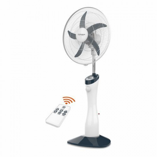 Qasa Plus 18-inch Rechargeable Standing Fan with remote control