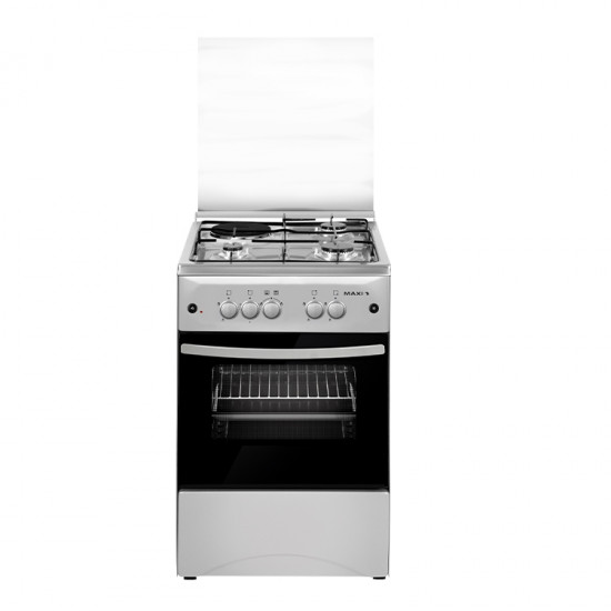 Maxi 50 by 50 Gas Cooker 3 plus 1 INOX 505031 INOX Cookers & Ovens image