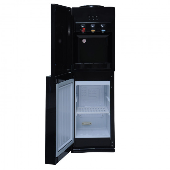 "Maxi WD1730S Water Dispenser - Black, 3 Faucets, Safe and Convenient Design"