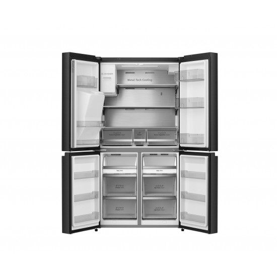 Hisense 522 Liters 4 Doors Refrigerator | REF 68WCB Refrigerators and Freezers image