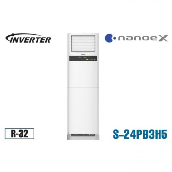 Panasonic 3HP Floor Standing Inverter with Nanoe X AC | S-24PB3H5/U-24PRB1H5 Air Conditioners image