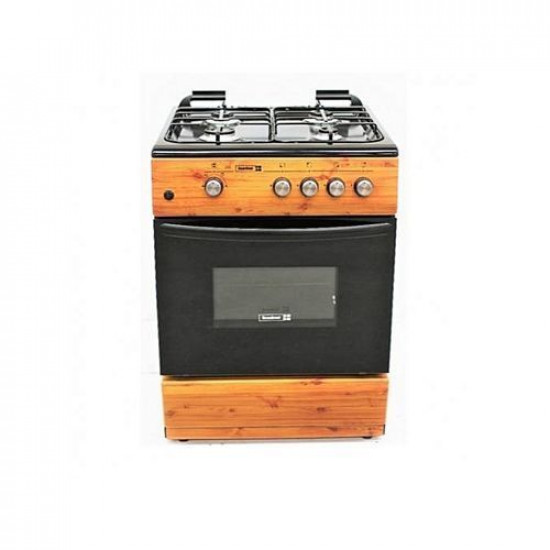 ScanFrost 4 Gas Burners with Gas Oven and Grill CK-6402 NG Cookers & Ovens image