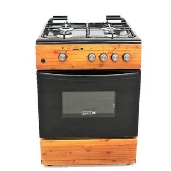 ScanFrost 4 Gas Burners with Gas Oven and Grill CK-6402 NG Cookers & Ovens image