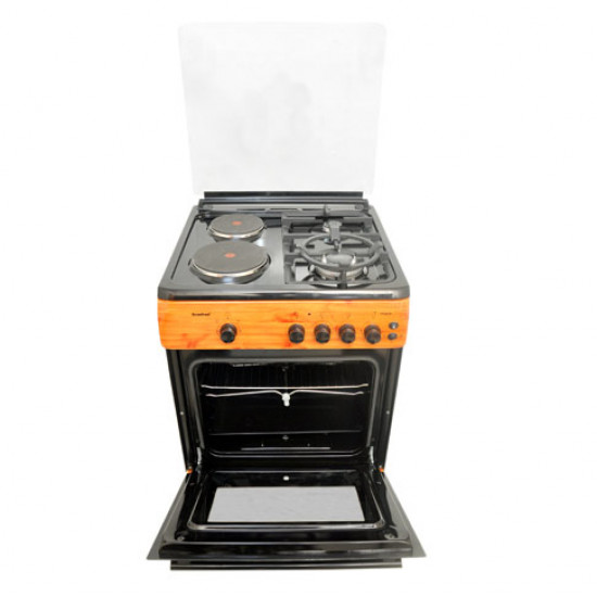 ScanFrost 2 Gas Burners with Hot plates with Oven and Grill CK-6222 NG Cookers & Ovens image