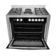 ScanFrost 4 Gas Burners with 2 Hot plates and Oven Lamp SFC9423 SS Cookers & Ovens image