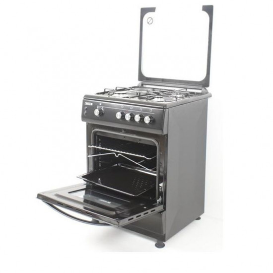 ScanFrost 3 Gas Burners with Hot Plate with Oven with Tray and Oven CK-6302 B image