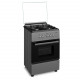 Maxi Gas Cooker 60 by 60 4B Basic Black Grey image