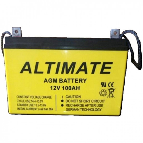 Altimate 100Ah/12V AGM Inverter Battery - Ighomall