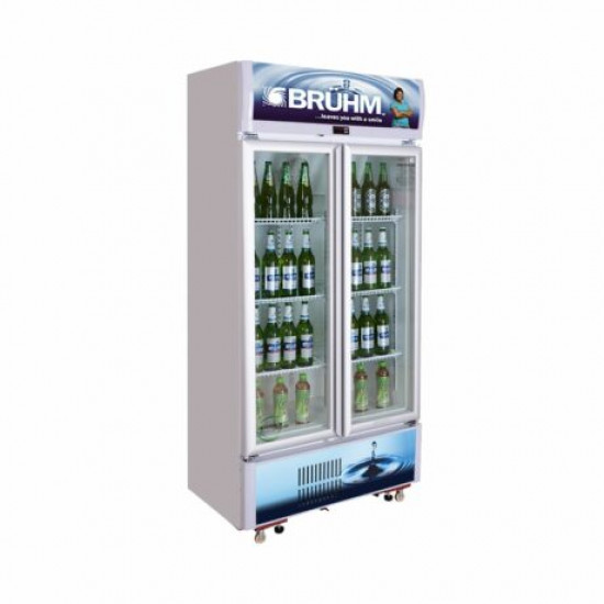 Bruhm 391L Double Door Beverage Cooler (BBD-409M) - Ighomall Nigeria