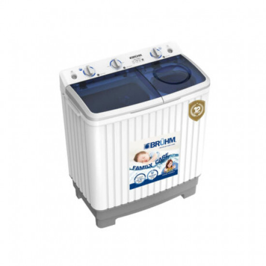 Bruhm 8 kg Twin Tub Washer - Powerful and Efficient