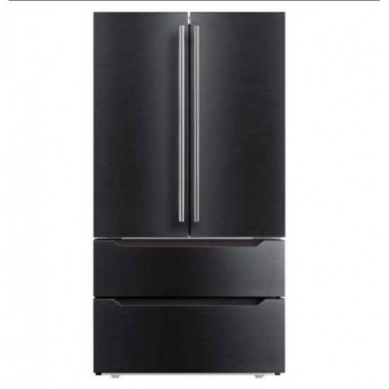 Midea Refrigerator HC-611WEN - Black, Front View