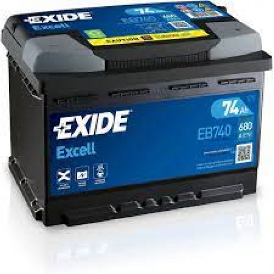 Exide 74Ah 12V Battery - Reliable and High-Capacity Power