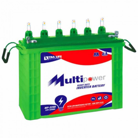 Multipower 220AH/12V MP Tubular Battery - Product Image