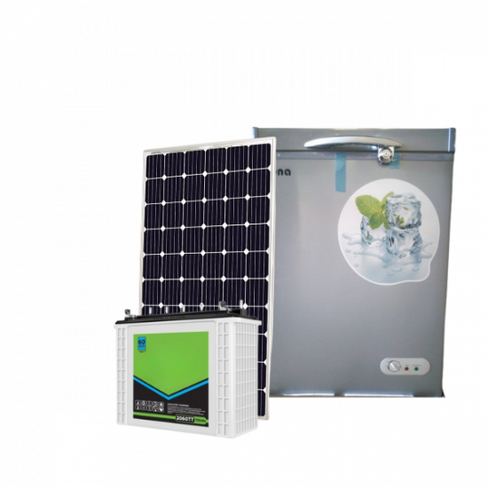 118L DC Solar Chest Freezer complete package