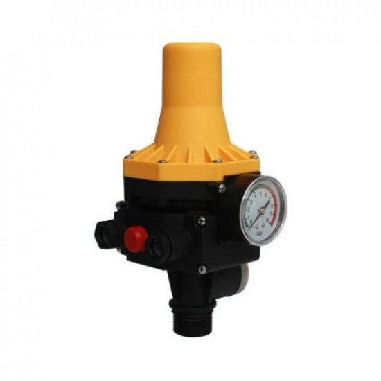 Interdab Automatic Pressure Pump Control With Gauge - Efficient Pressure Enhancement