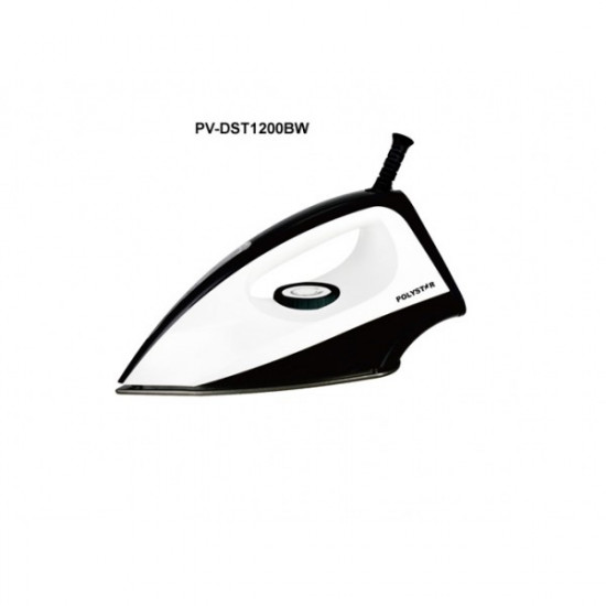 Polystar Electric Dry Iron With Led Light | PV-DST1200BW Iron and Steamers image
