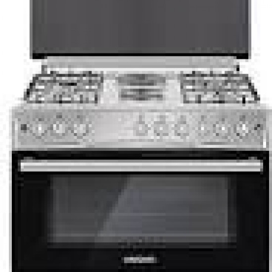 BRUHM GAS COOKER BGC-9642GS BLACK Cookers and Ovens image