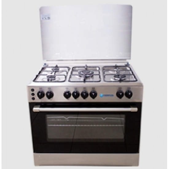 5-Burner Gas Standing Cooker With Oven (905G OG-9850 INX) - Haier Thermocool Cookers & Ovens image