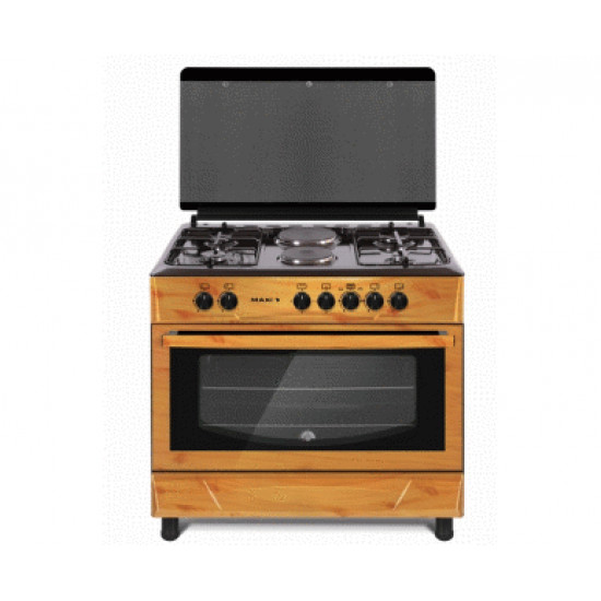 MAXI Gas Cooker 60 by 90 4 plus 2 WOOD image