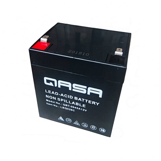 QASA Rechargeable Fan Battery 12V-4.5AH Batteries image