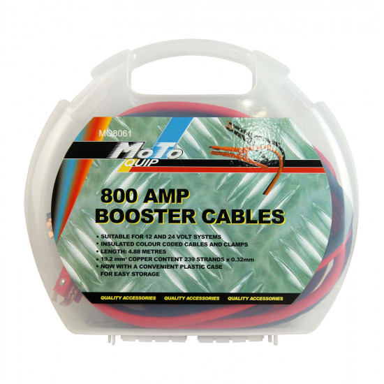 Quality 800Amp Booster Cables Batteries image