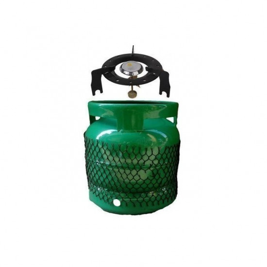 3KG Gas Cylinder With Iron Sitter and Burner Cookers & Ovens image
