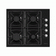 Maxi 60 by 60 4 Burner Table Top Gas Cooker Black T-840 image