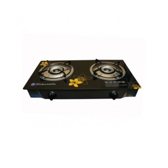 Newcastle Double Burner Table Top Glass Gas Cooker Cookers & Ovens image