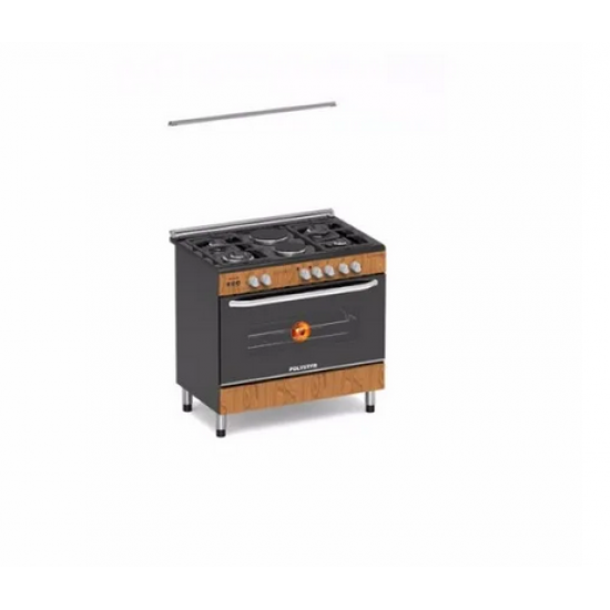 Polystar 4 Burner 2 HotPlate Gas Cooker PVWD-960EG2 Cookers & Ovens image