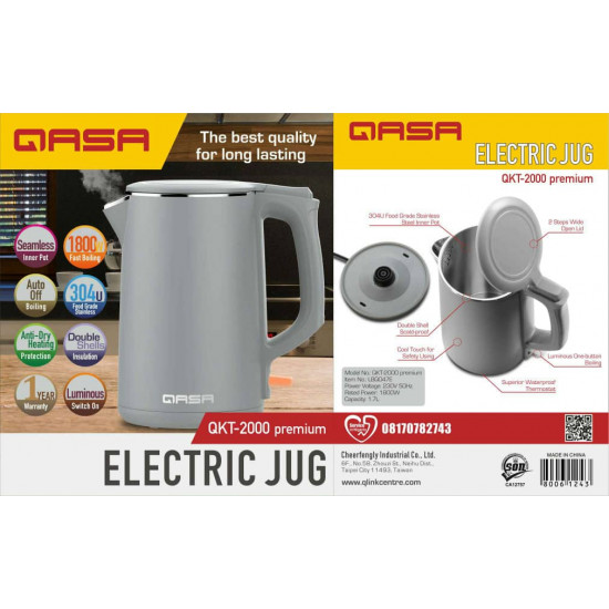 QASA 1.8L Electric Jug QKT-2000 image