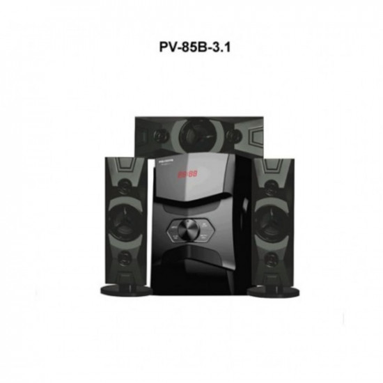 Polystar Bluetooth Home Theatre With USB Port | PV-85B-3.1 Home Theatre & Audio System image