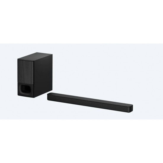 Sony 2.1ch Soundbar with Powerful Wireless Subwoofer and Bluetooth HT-S350 Home Theatre & Audio System image