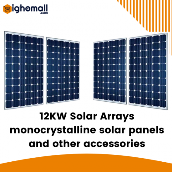 12KW Solar Arrays with installation for 32 Batteries Capacity image