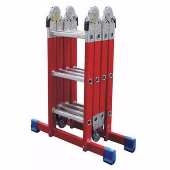 4 by 4 Fiberglass Multipurpose Ladder 16ft image