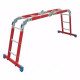 4 by 5 Fiberglass Multipurpose Ladder 20ft Ladder image