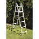  4x3 Aluminium Multipurpose Ladder - 12ft - Front View