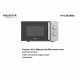 Polystar 20 Ltrs Manual Solo Microwave/ Silver - PV-C20LMXS image