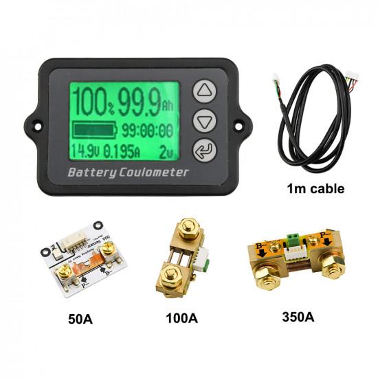 100A Battery Coulometer Display Monitor image